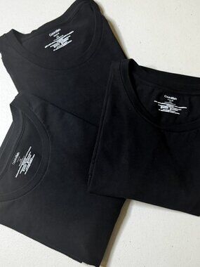Calvin Klein Men’s Tee Bundle Size L (3 Pack) + Bonus Express Shirt
